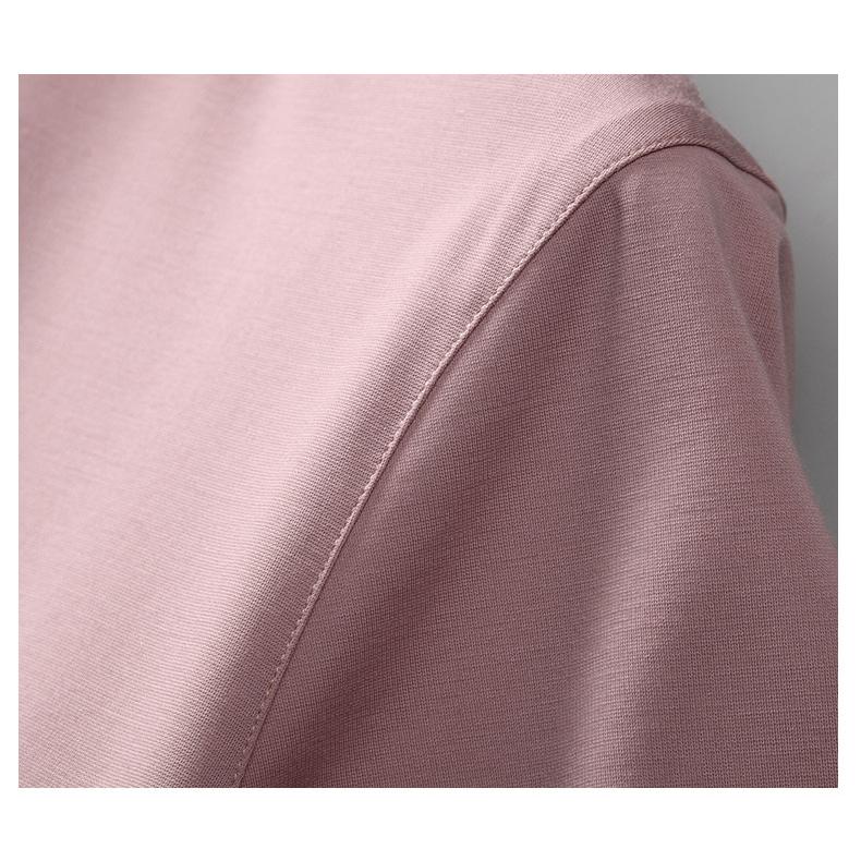 ワイシャツ カジュアルシャツ 半袖 メンズ 無地 シルクシャツ ドレスシャツ ノーアイロン 形態安定 ストレッチ 滑らかい 柔らかい 上質 ビジネス トップス | ホームアイホーム | 11