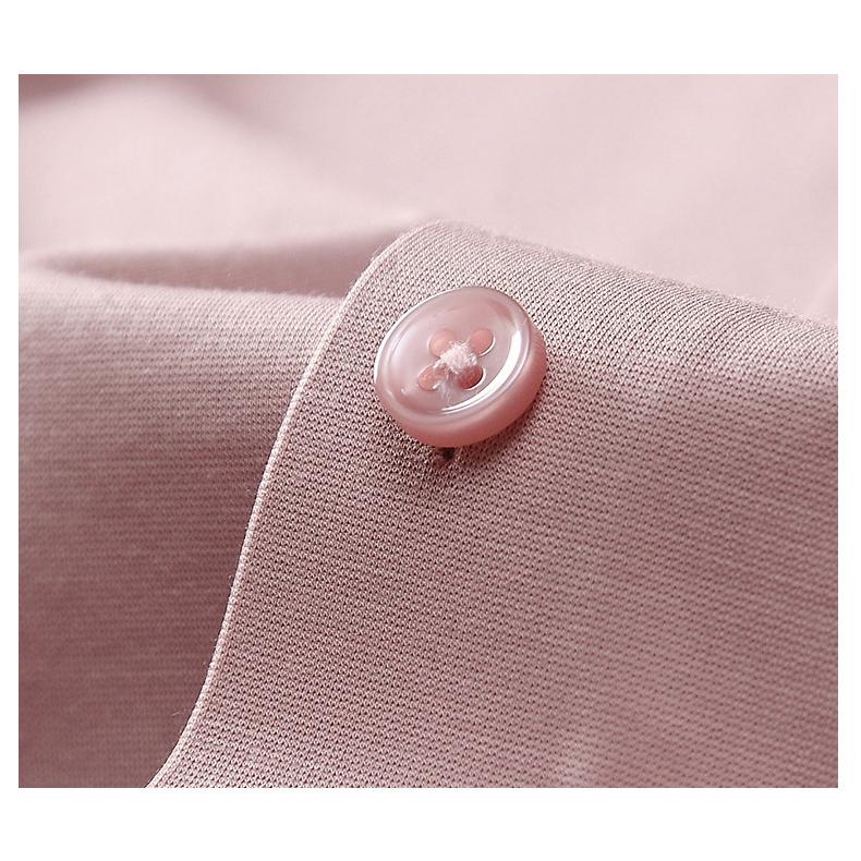 ワイシャツ カジュアルシャツ 半袖 メンズ 無地 シルクシャツ ドレスシャツ ノーアイロン 形態安定 ストレッチ 滑らかい 柔らかい 上質 ビジネス トップス | ホームアイホーム | 12