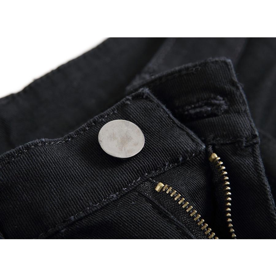 ハーフパンツ メンズ ストレッチ 無地 デニムパンツ ミリタリー系 カジュアル 細身 ウォッシュ加工 | ホームアイホーム | 12