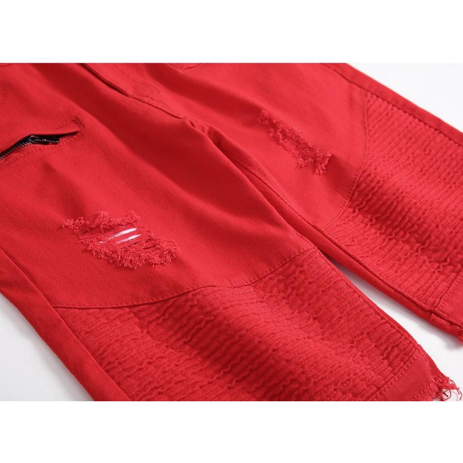 ハーフパンツ メンズ ストレッチ 無地 デニムパンツ ミリタリー系 カジュアル 細身 ウォッシュ加工 | ホームアイホーム | 19