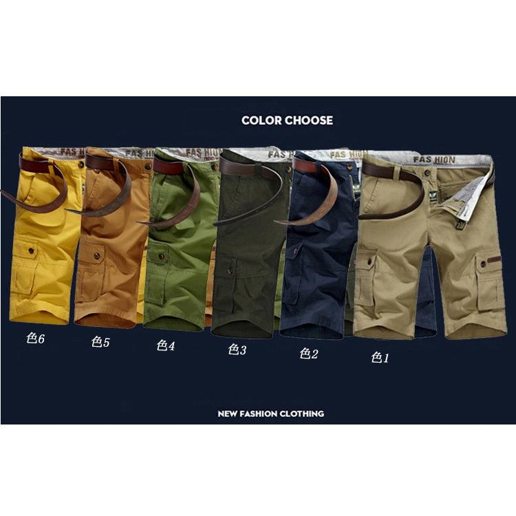 カーゴショート メンズ ショートパンツ ハーフパンツ 夏 短パン サマー 大きいサイズ 無地 | ホームアイホーム | 07