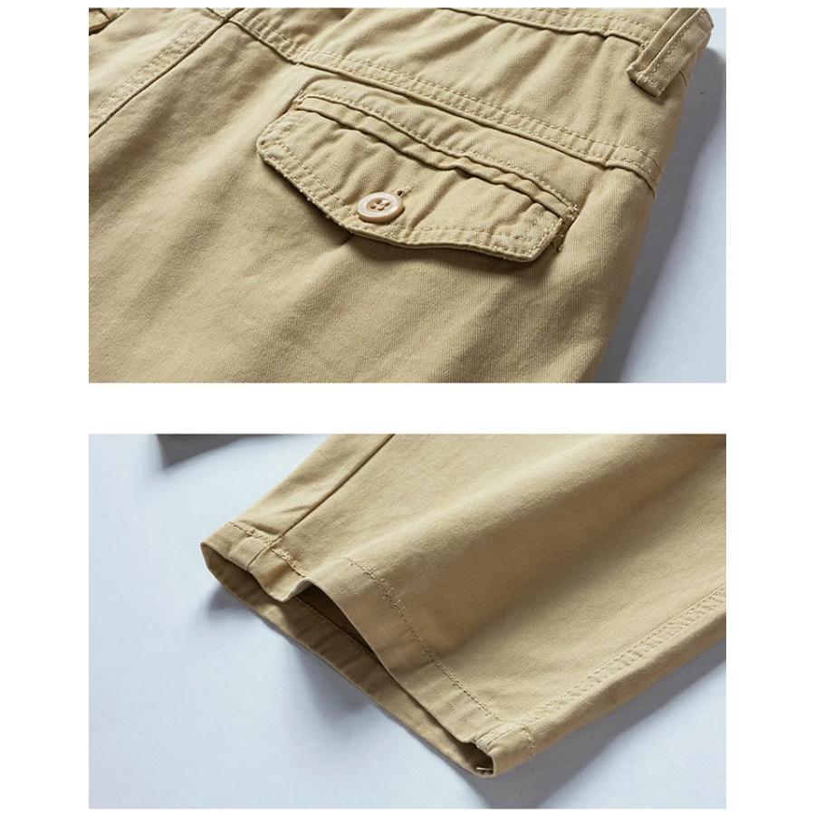 ハーフパンツ ショートパンツ 半ズボン 短パン メンズ おしゃれ ワンポイント スリム スタイリッシュ柔らかい ウォッシュ加工 夏 | ホームアイホーム | 09