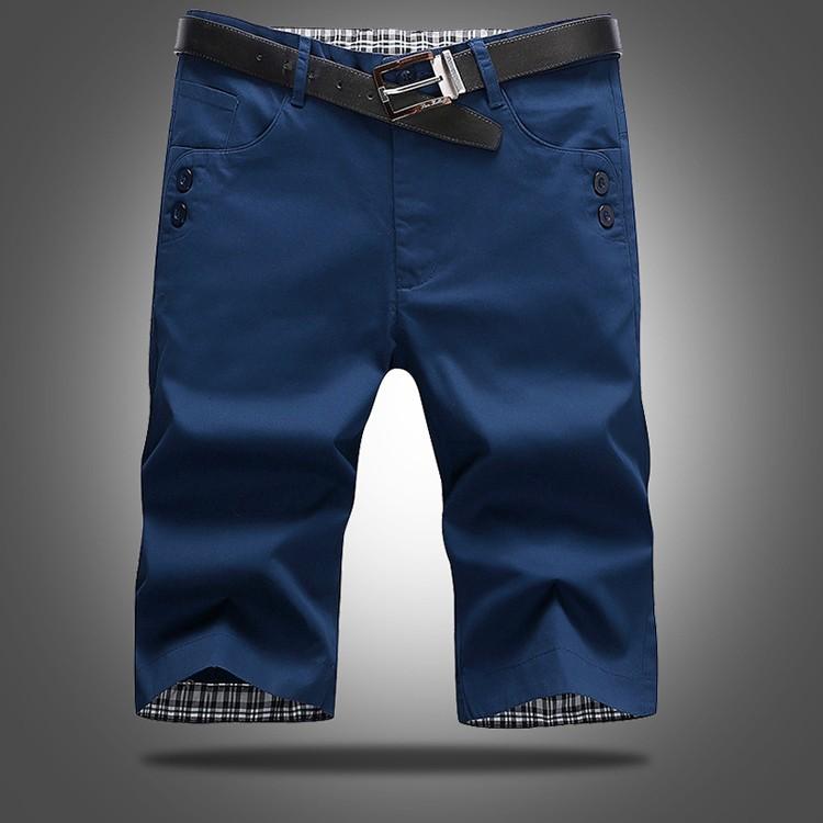 ショートパンツ メンズ スリム 無地 ストレート カジュアルビジネス対応 夏 カラフル | ホームアイホーム | 04