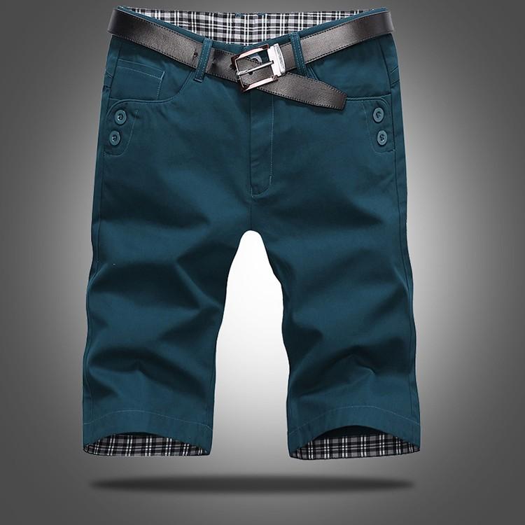 ショートパンツ メンズ スリム 無地 ストレート カジュアルビジネス対応 夏 カラフル | ホームアイホーム | 05