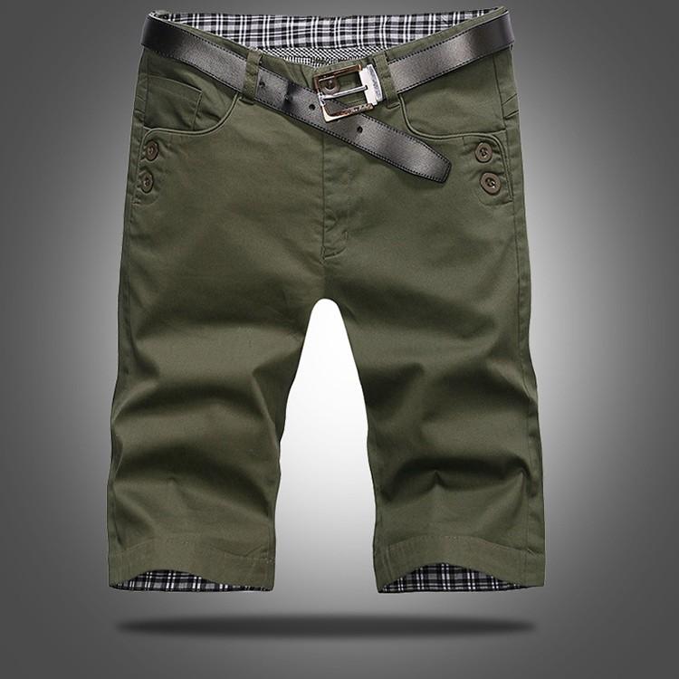 ショートパンツ メンズ スリム 無地 ストレート カジュアルビジネス対応 夏 カラフル | ホームアイホーム | 06