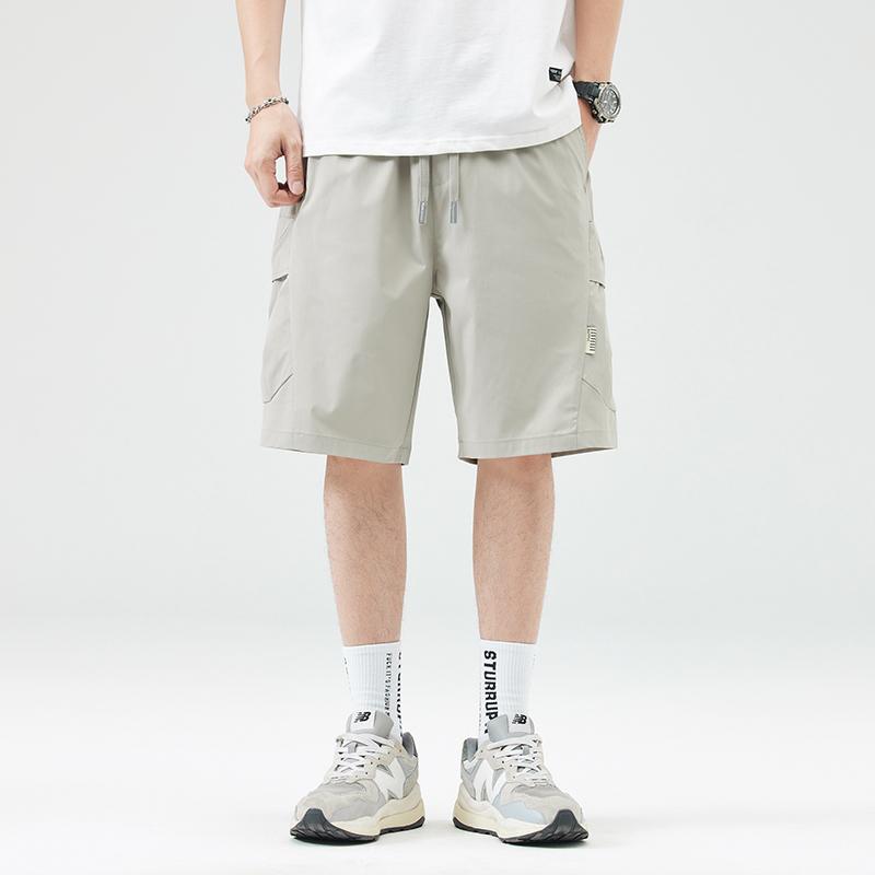 ハーフパンツ カーゴパンツ 短パン メンズ 大きいサイズ 水陸両用 夏用 アウトドア 接触冷感 ドライ 吸水速乾 涼しい UV おしゃれ イージーパンツ ウエストゴム | ホームアイホーム | 09