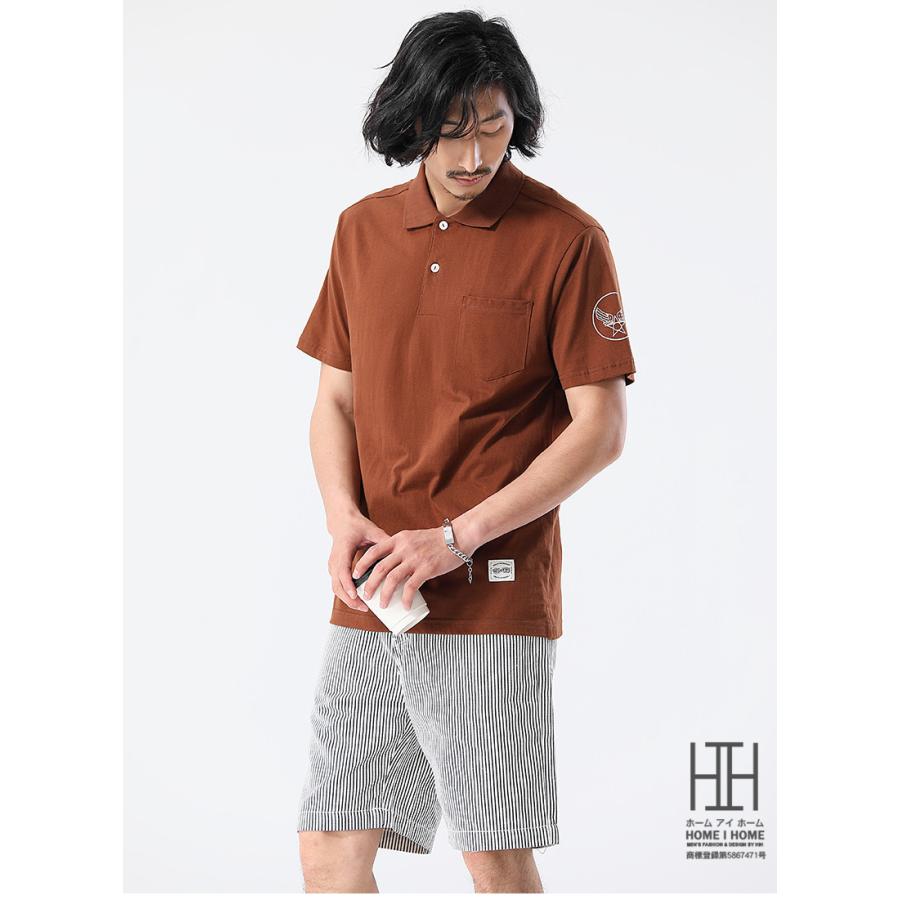 ショートパンツ ショーツ 短パン ハーフパンツ メンズ デニム パンツ ヘビーウェイト ジーンズ ジーパン ストライプ柄 ウォッシュ加工済み 綿 100 夏用 おしゃれ | ホームアイホーム | 06