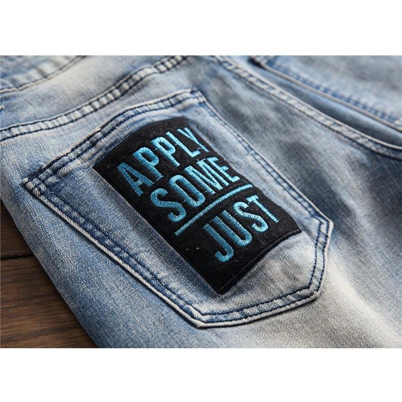 ハーフパンツ ショートパンツ カットオフ メンズ アップリケ 個性 オシャレ ジーンズ デニム | ホームアイホーム | 08