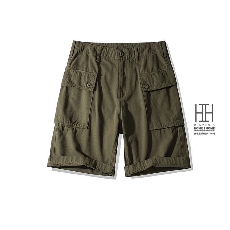 ショートパンツ メンズ ハーフパンツ 短パン カーゴショーツ YKK ジッパー 大容量ポケット 綿100 アウトドア おしゃれ 軍事 耐久性 大きいサイズ キャンプ 登山 | ホームアイホーム | 08