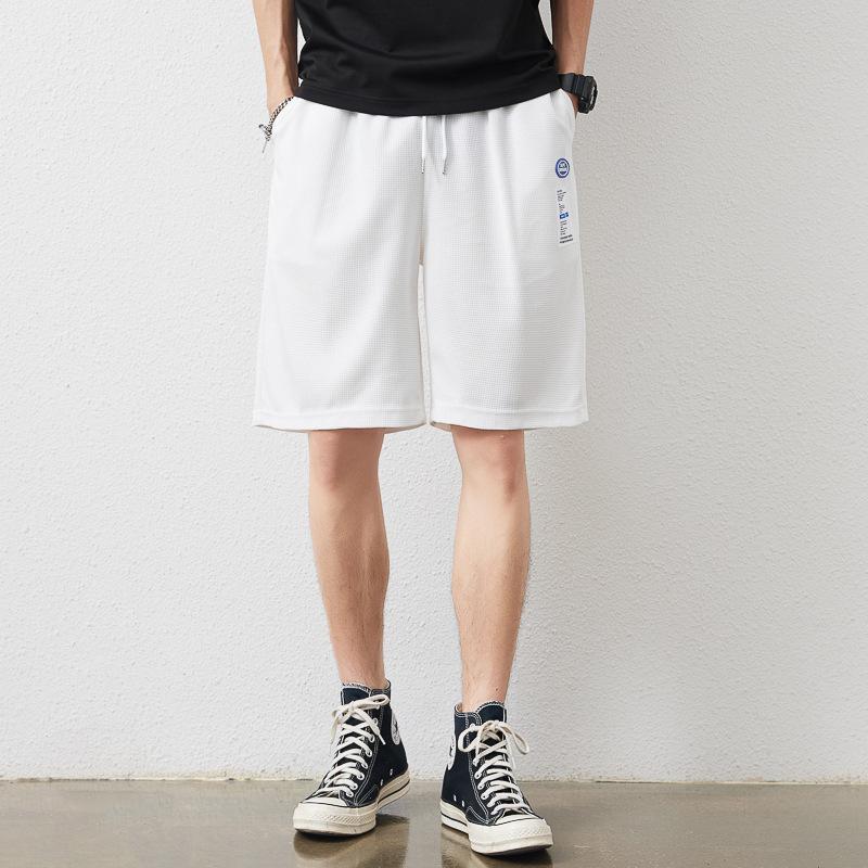 ハーフパンツ メンズ ショートパンツ 無地 ワッフル生地 スウェットパンツ ジャージ ゆったり スポーツ リラックス 夏 | ホームアイホーム