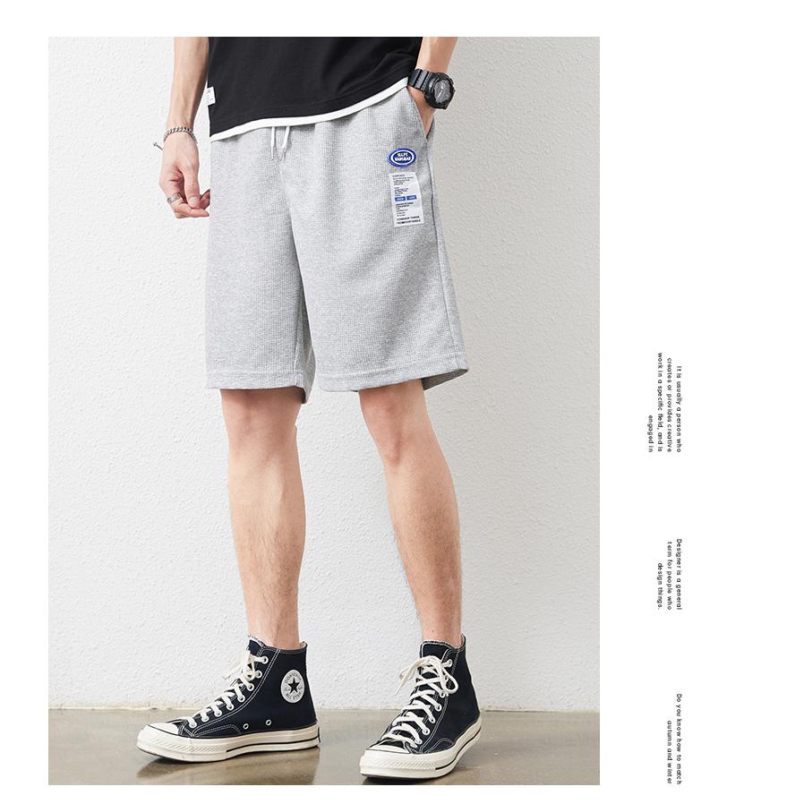 ハーフパンツ メンズ ショートパンツ 無地 ワッフル生地 スウェットパンツ ジャージ ゆったり スポーツ リラックス 夏 | ホームアイホーム | 11