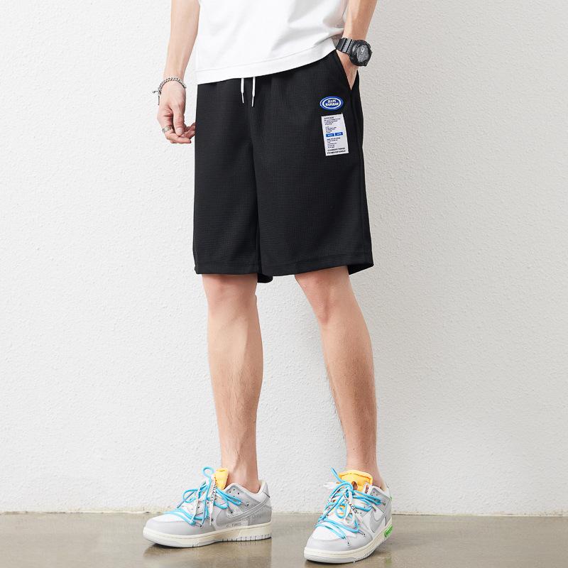 ハーフパンツ メンズ ショートパンツ 無地 ワッフル生地 スウェットパンツ ジャージ ゆったり スポーツ リラックス 夏 | ホームアイホーム | 02