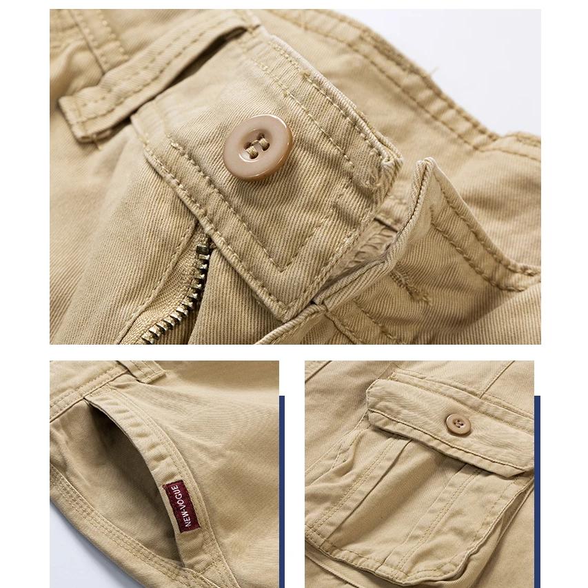 五分丈カーゴパンツ 半ズボン メンズ 短パン 無地多ポケット ワークパンツ 作業着 アウトドア ミリタリー系 カジュアル サマー 夏 ショートパンツ | ホームアイホーム | 07