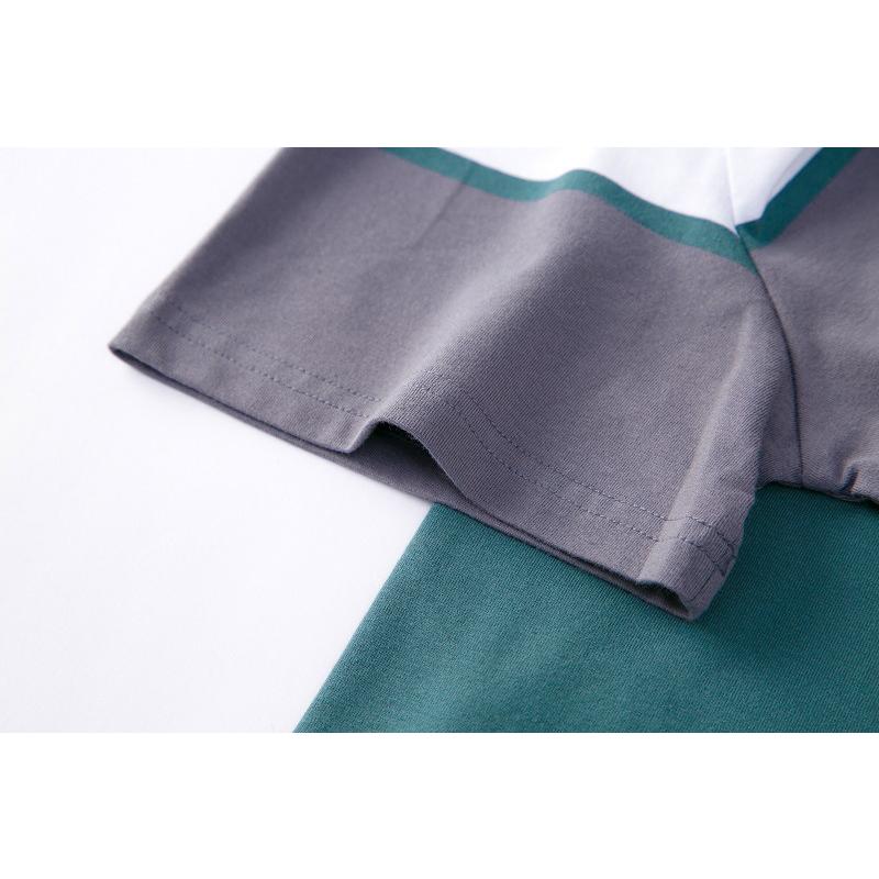 ゴルフウェア ポロシャツ メンズ ビジポロ 半袖 ボーダー柄 ストレッチ カラー配色 父の日 スリム ビジネス 夏シャツ トップス テニス スポーツ サマー | ホームアイホーム | 12