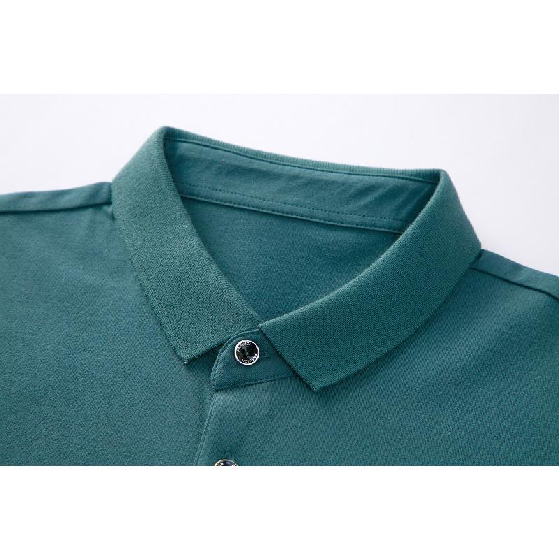 ゴルフウェア ポロシャツ メンズ ビジポロ 半袖 ボーダー柄 ストレッチ カラー配色 父の日 スリム ビジネス 夏シャツ トップス テニス スポーツ サマー | ホームアイホーム | 07