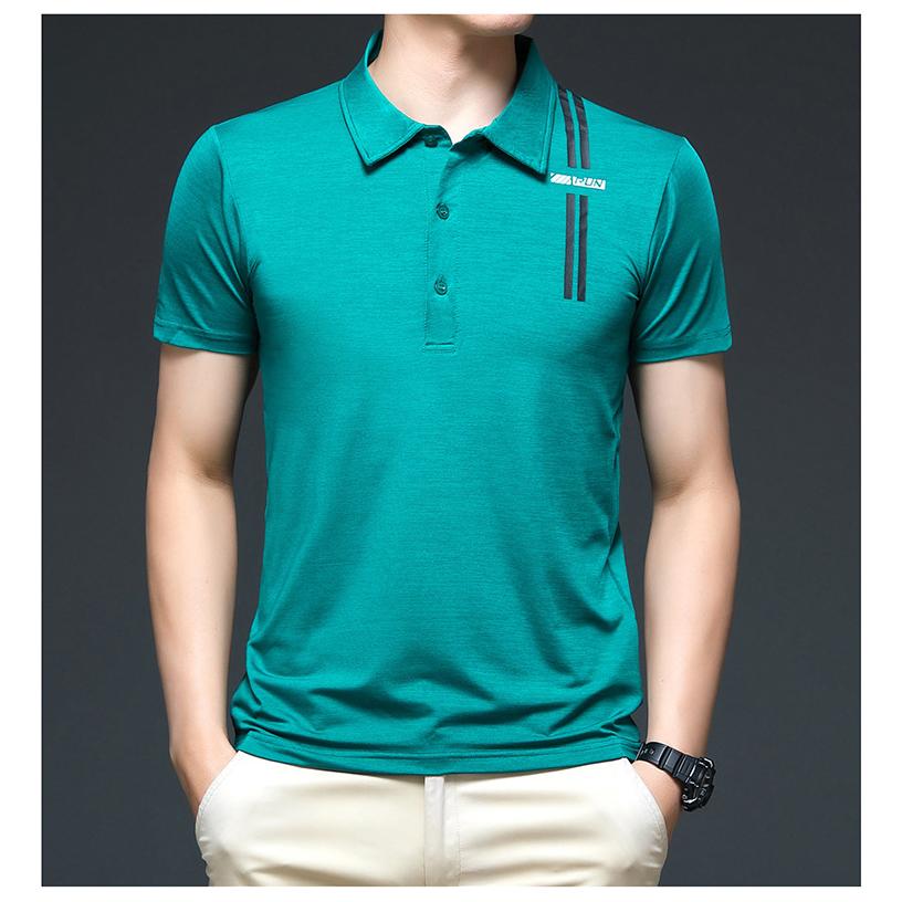 ポロシャツ ゴルフ 半袖 メンズ ワンポイント 吸汗速乾 ゴルフウェア ストレッチ トレーニング フィットネス アウトドア 涼しい スポーツ おしゃれ 春夏 シャツ | ホームアイホーム | 13