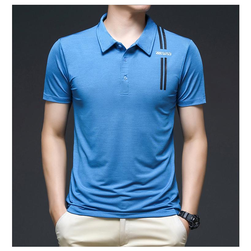 ポロシャツ ゴルフ 半袖 メンズ ワンポイント 吸汗速乾 ゴルフウェア ストレッチ トレーニング フィットネス アウトドア 涼しい スポーツ おしゃれ 春夏 シャツ | ホームアイホーム | 14