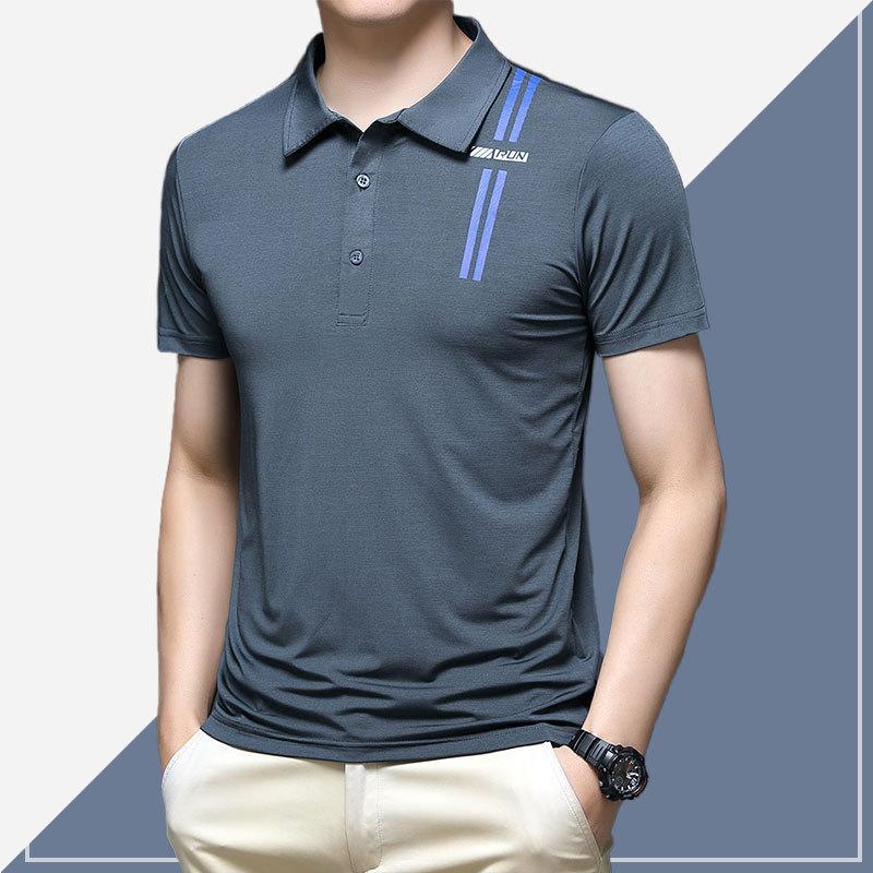 ポロシャツ ゴルフ 半袖 メンズ ワンポイント 吸汗速乾 ゴルフウェア ストレッチ トレーニング フィットネス アウトドア 涼しい スポーツ おしゃれ 春夏 シャツ | ホームアイホーム | 04