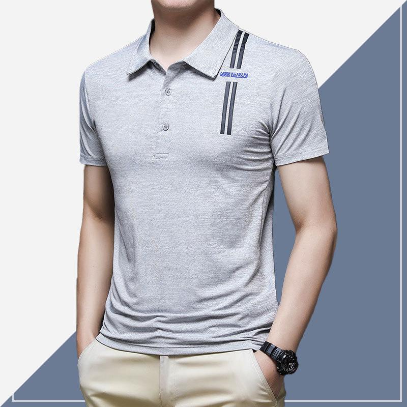 ポロシャツ ゴルフ 半袖 メンズ ワンポイント 吸汗速乾 ゴルフウェア ストレッチ トレーニング フィットネス アウトドア 涼しい スポーツ おしゃれ 春夏 シャツ | ホームアイホーム | 03