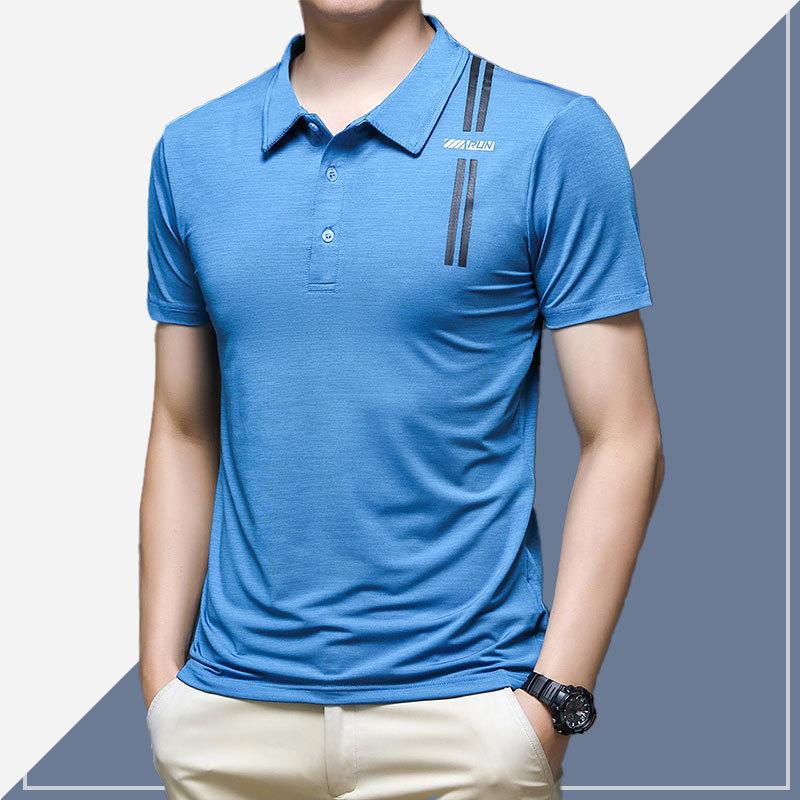 ポロシャツ ゴルフ 半袖 メンズ ワンポイント 吸汗速乾 ゴルフウェア ストレッチ トレーニング フィットネス アウトドア 涼しい スポーツ おしゃれ 春夏 シャツ | ホームアイホーム | 02