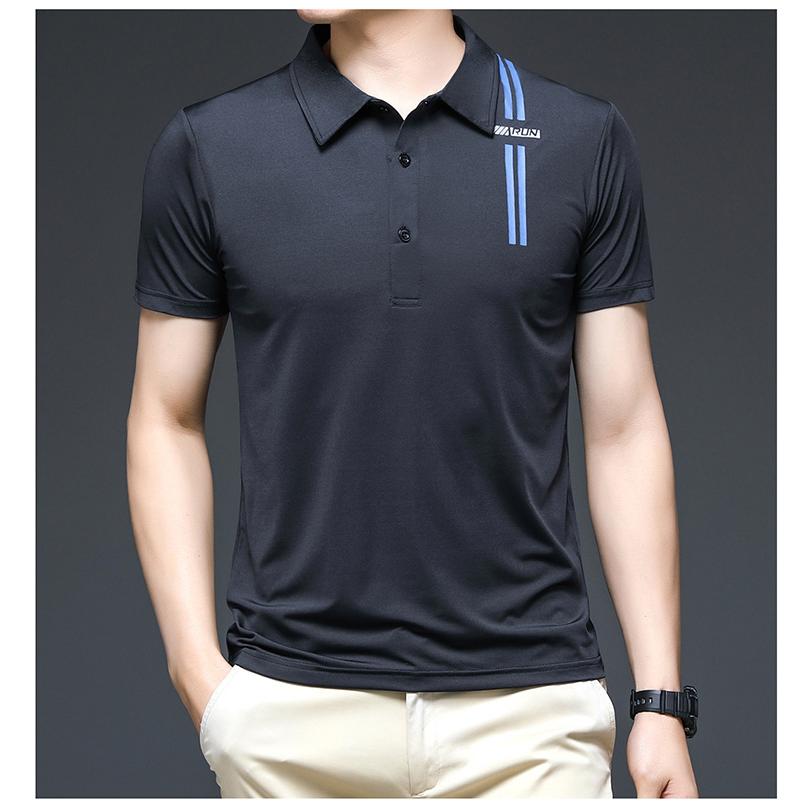 ポロシャツ ゴルフ 半袖 メンズ ワンポイント 吸汗速乾 ゴルフウェア ストレッチ トレーニング フィットネス アウトドア 涼しい スポーツ おしゃれ 春夏 シャツ | ホームアイホーム | 08