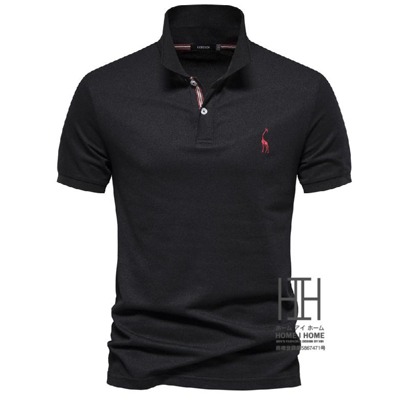 ポロシャツ メンズ 半袖 大きいサイズ ボタンダウン ゴルフ 立ち襟 刺繍入り ワンポイント おしゃれ アメカジ スポーツ カジュアル サマー 夏 夏服 トップス | ホームアイホーム | 05