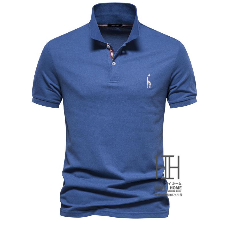 ポロシャツ メンズ 半袖 大きいサイズ ボタンダウン ゴルフ 立ち襟 刺繍入り ワンポイント おしゃれ アメカジ スポーツ カジュアル サマー 夏 夏服 トップス | ホームアイホーム | 06