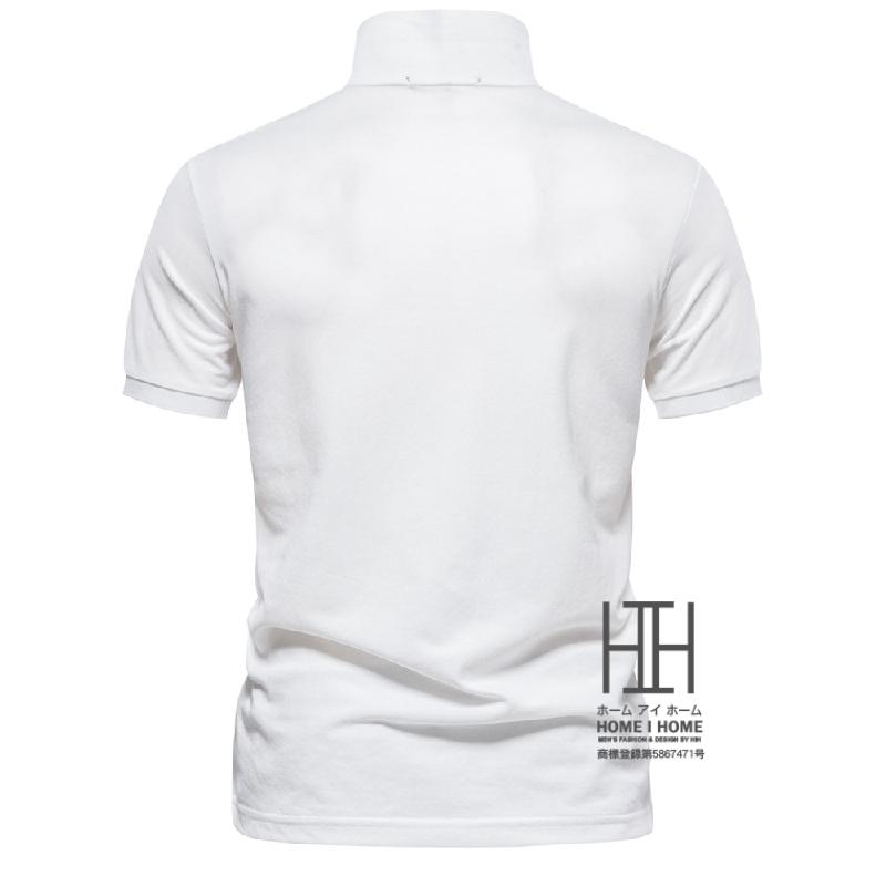 ポロシャツ メンズ 半袖 大きいサイズ ボタンダウン ゴルフ 立ち襟 刺繍入り ワンポイント おしゃれ アメカジ スポーツ カジュアル サマー 夏 夏服 トップス | ホームアイホーム | 09