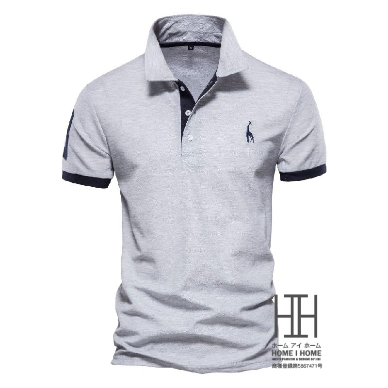 ポロシャツ メンズ 半袖 ボタンダウン ゴルフ 刺繍入り ワンポイント おしゃれ カラー配色 ビジポロ 大きい スポーツ カジュアル サマー 夏 夏服 トップス | ホームアイホーム | 02