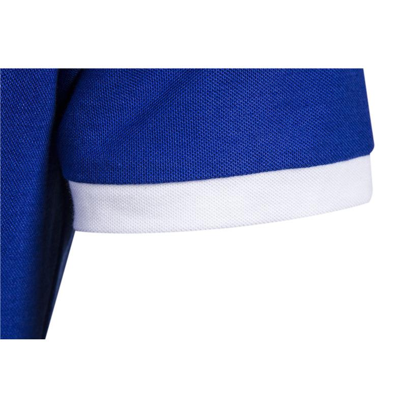 ポロシャツ メンズ 半袖 ボタンダウン ゴルフ 刺繍入り ワンポイント おしゃれ カラー配色 ビジポロ 大きい スポーツ カジュアル サマー 夏 夏服 トップス | ホームアイホーム | 15