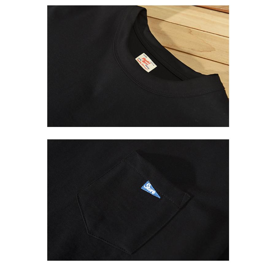 丸首tシャツ ポケット付き 綿t シンプル 半袖tシャツ カレッジ カジュアル 無地 カットソー 260g 夏 トップス ユニセックス インナー 吸湿 | ホームアイホーム | 13