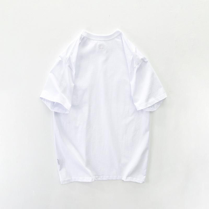丸首tシャツ ポケット付き 綿t シンプル 半袖tシャツ カレッジ カジュアル 無地 カットソー 260g 夏 トップス ユニセックス インナー 吸湿 | ホームアイホーム | 05