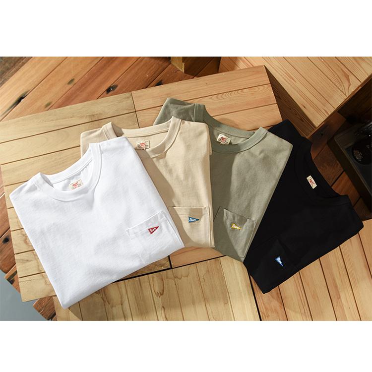 丸首tシャツ ポケット付き 綿t シンプル 半袖tシャツ カレッジ カジュアル 無地 カットソー 260g 夏 トップス ユニセックス インナー 吸湿 | ホームアイホーム | 06