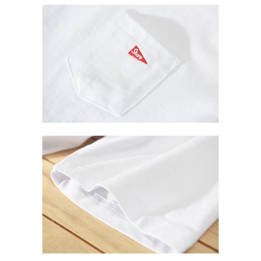 丸首tシャツ ポケット付き 綿t シンプル 半袖tシャツ カレッジ カジュアル 無地 カットソー 260g 夏 トップス ユニセックス インナー 吸湿 | ホームアイホーム | 08