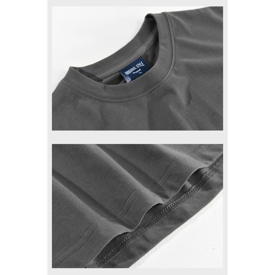 tシャツ メンズ シンプル 胸ポケットつき 刺繍 綿素材 着心地良い 通気 吸汗 トップス カジュアル ユニセックス カレッジ アメカジ 夏 | ホームアイホーム | 15