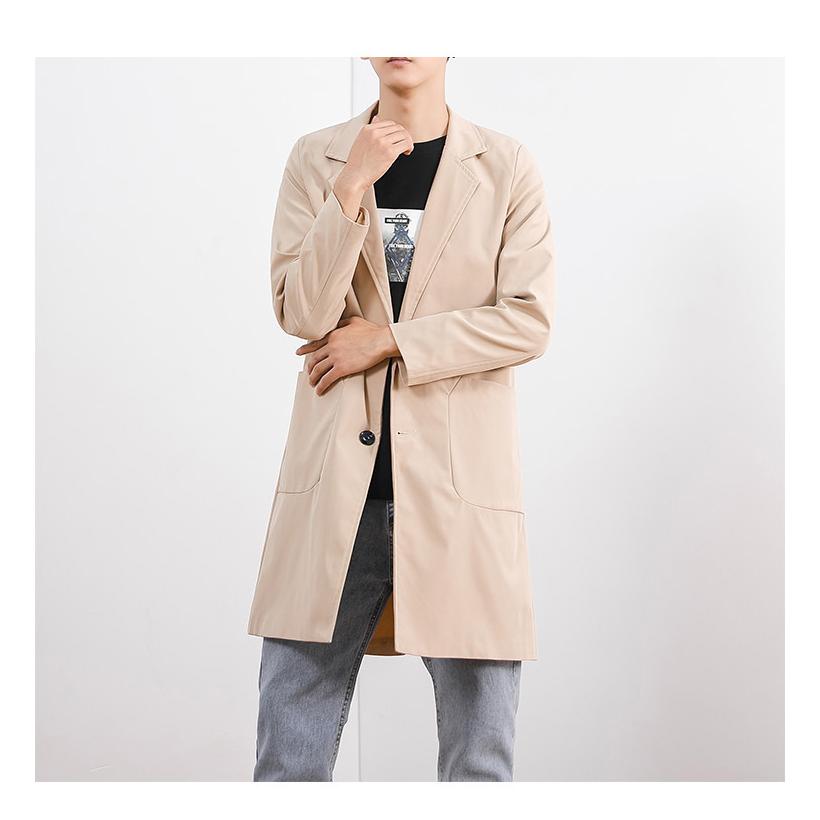 チェスターコート メンズ ミドル丈 膝上 シングル シンプル 軽い ステンカラーコート メンズカジュアル 黒 ビジネス 薄手 アウター 春秋 | ホームアイホーム | 09