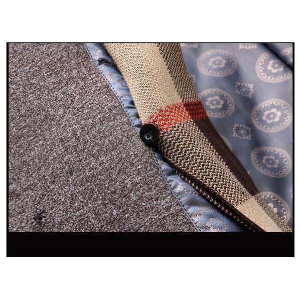 キルティングコート ダッフルコート カジュアルジャケット テーラードジャケット ウール スリム コート やわらかい ビジネス 防寒 | ホームアイホーム | 04