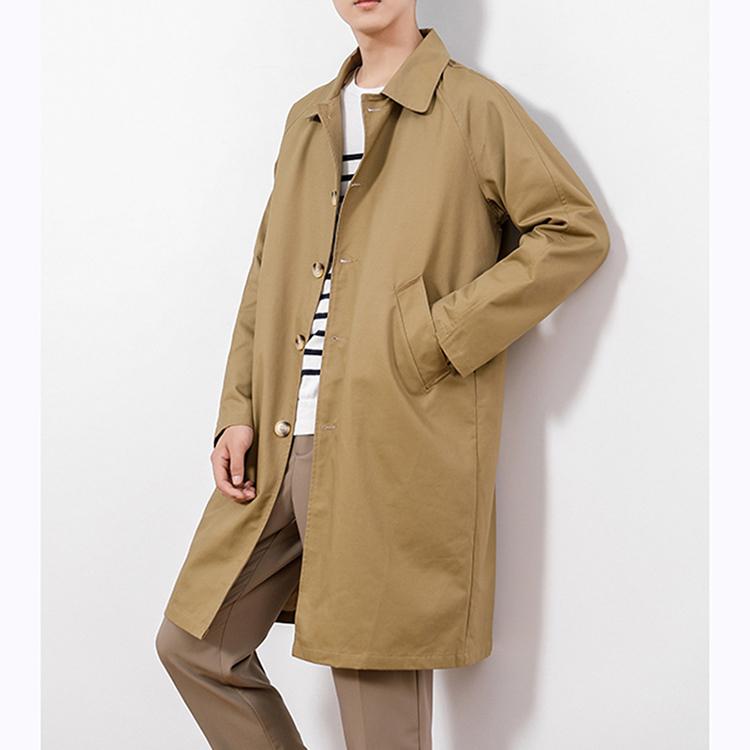 ステンカラーコート メンズ ビジネスコート 無地 膝上 シンプル カジュアル きれいめ 通勤 仕事 オフィスアウター 冬 秋 春 | ホームアイホーム | 04