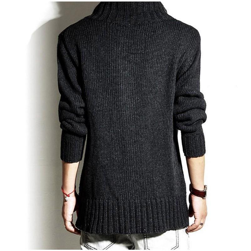 ニットセーター メンズ カジュアル カーディガン 無地 秋 お兄系 冬 厚着 | ホームアイホーム | 04