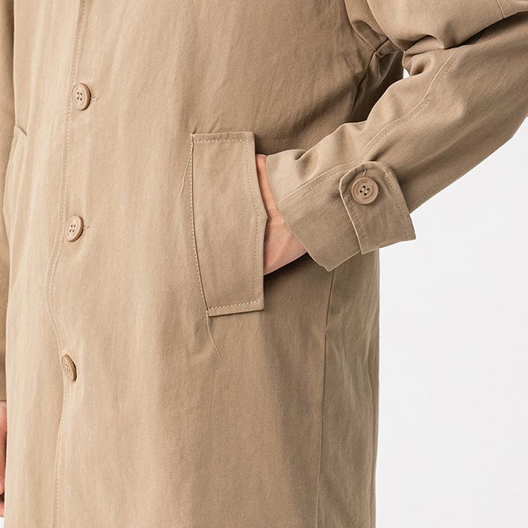 ステンカラーコート メンズ ビジネスコート チェック ミドル丈 シンプル 膝上 大きいサイズ 通勤 仕事 オフィス アウター 冬 秋 春 | ホームアイホーム | 11