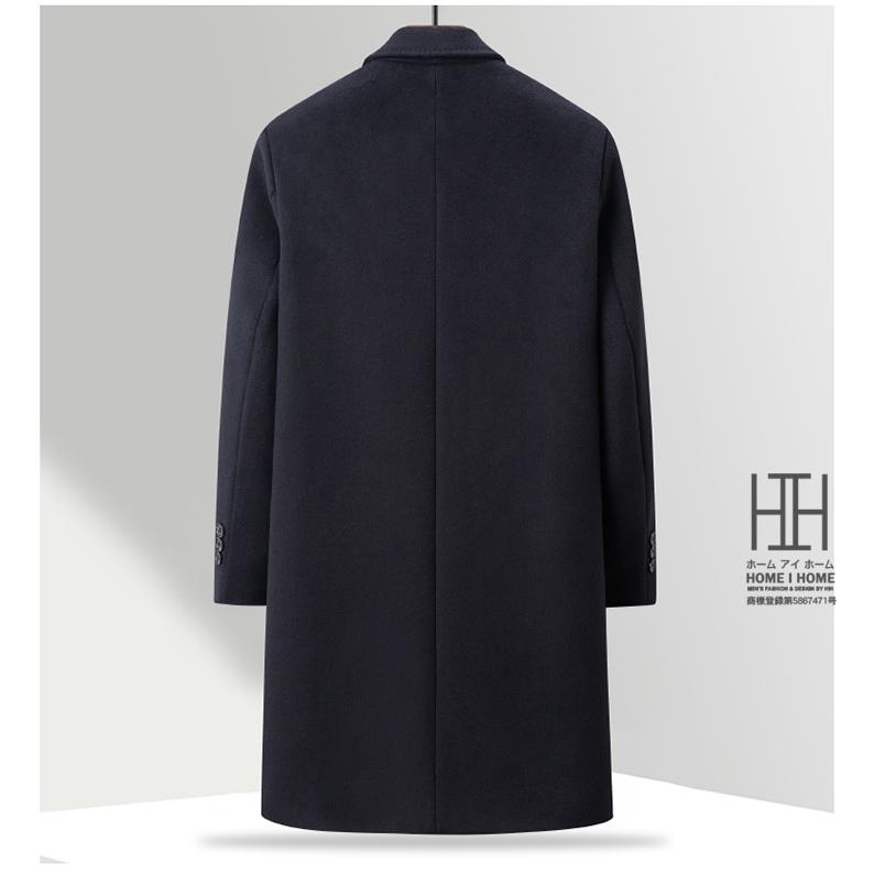 チェスターコート メンズ ロングコート ビジネス ウール混 アウター コート ビジネスコート 通勤 ロング ウールコート 細身 スリム 暖かい 秋服 冬服 ロング丈 | ホームアイホーム | 05