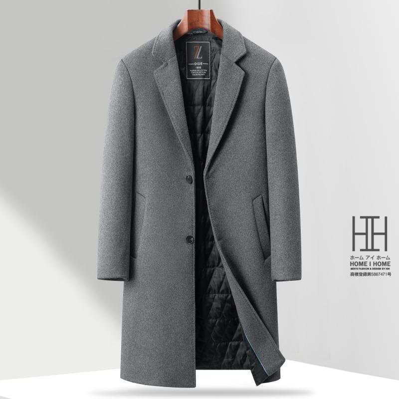チェスターコート 中綿コート メンズ ロングコート ビジネス ウール混 キルティング裏地 中綿入り アウター ビジネスコート 通勤 ウールコート 暖かい 秋服 冬服 | ホームアイホーム | 14