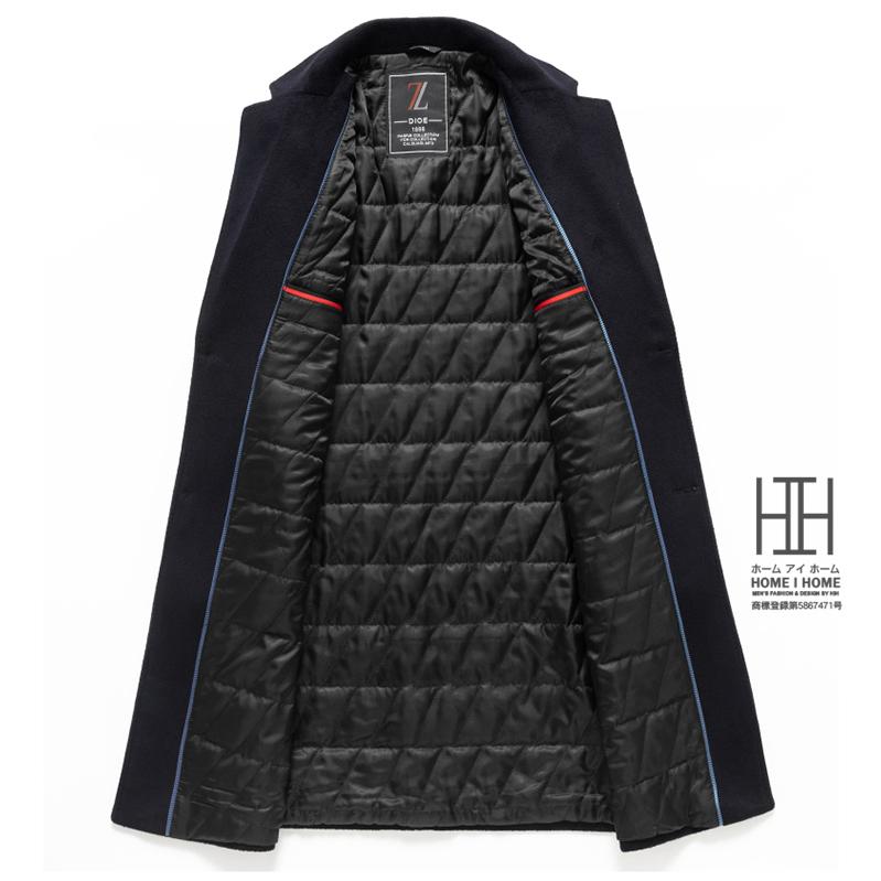 チェスターコート 中綿コート メンズ ロングコート ビジネス ウール混 キルティング裏地 中綿入り アウター ビジネスコート 通勤 ウールコート 暖かい 秋服 冬服 | ホームアイホーム | 04
