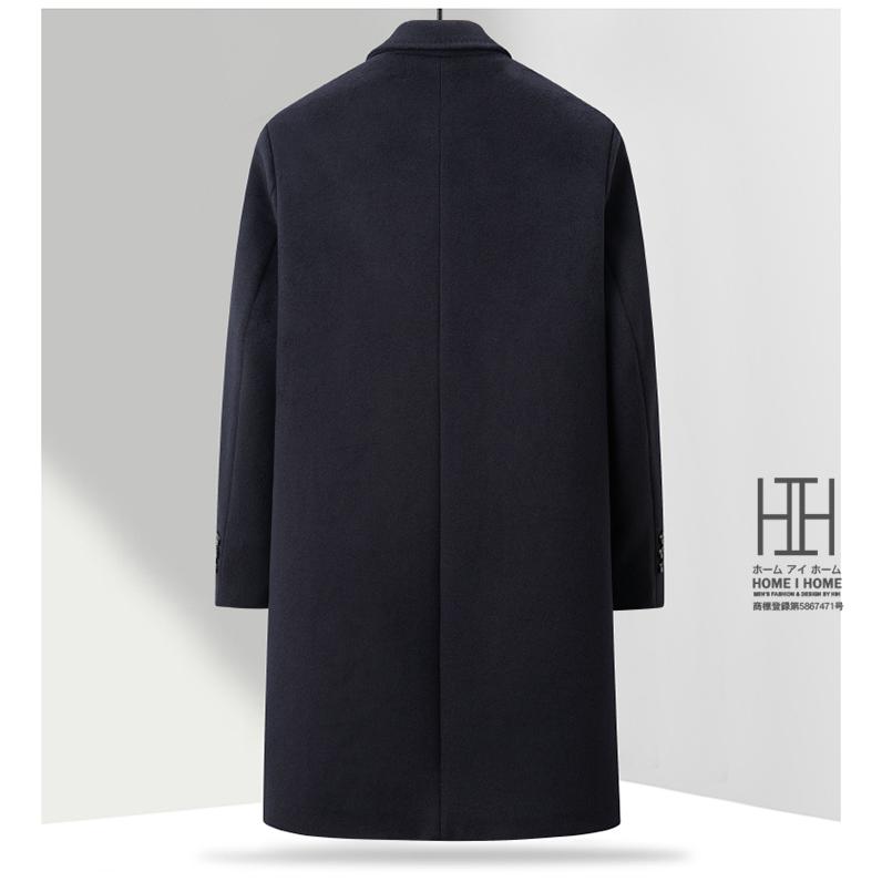 チェスターコート 中綿コート メンズ ロングコート ビジネス ウール混 キルティング裏地 中綿入り アウター ビジネスコート 通勤 ウールコート 暖かい 秋服 冬服 | ホームアイホーム | 05