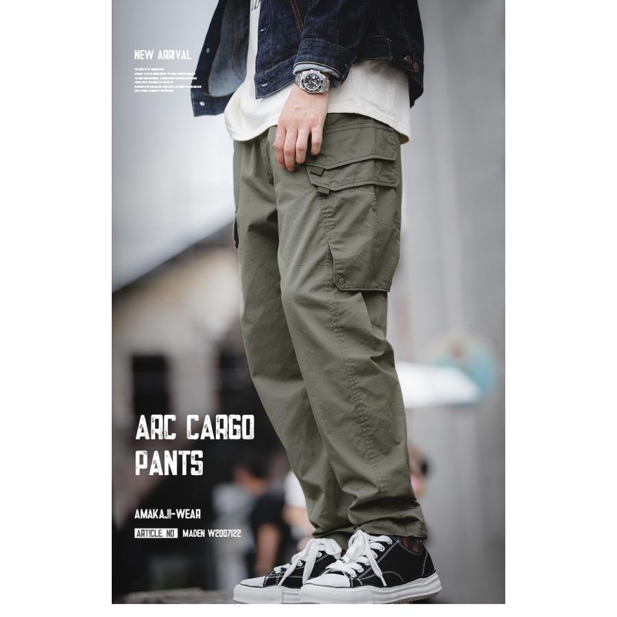 カーゴパンツ メンズ 大きいサイズ ゆったり ポケット ワイドパンツ ミリタリーパンツ アメカジ 大容量ポケット おしゃれ ワークパンツ ゴルフ 作業 作業ズボン | ホームアイホーム | 04