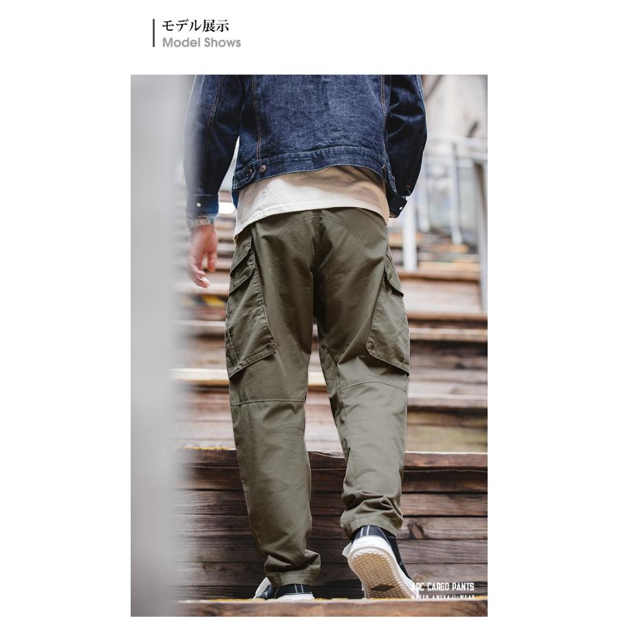 カーゴパンツ メンズ 大きいサイズ ゆったり ポケット ワイドパンツ ミリタリーパンツ アメカジ 大容量ポケット おしゃれ ワークパンツ ゴルフ 作業 作業ズボン | ホームアイホーム | 10