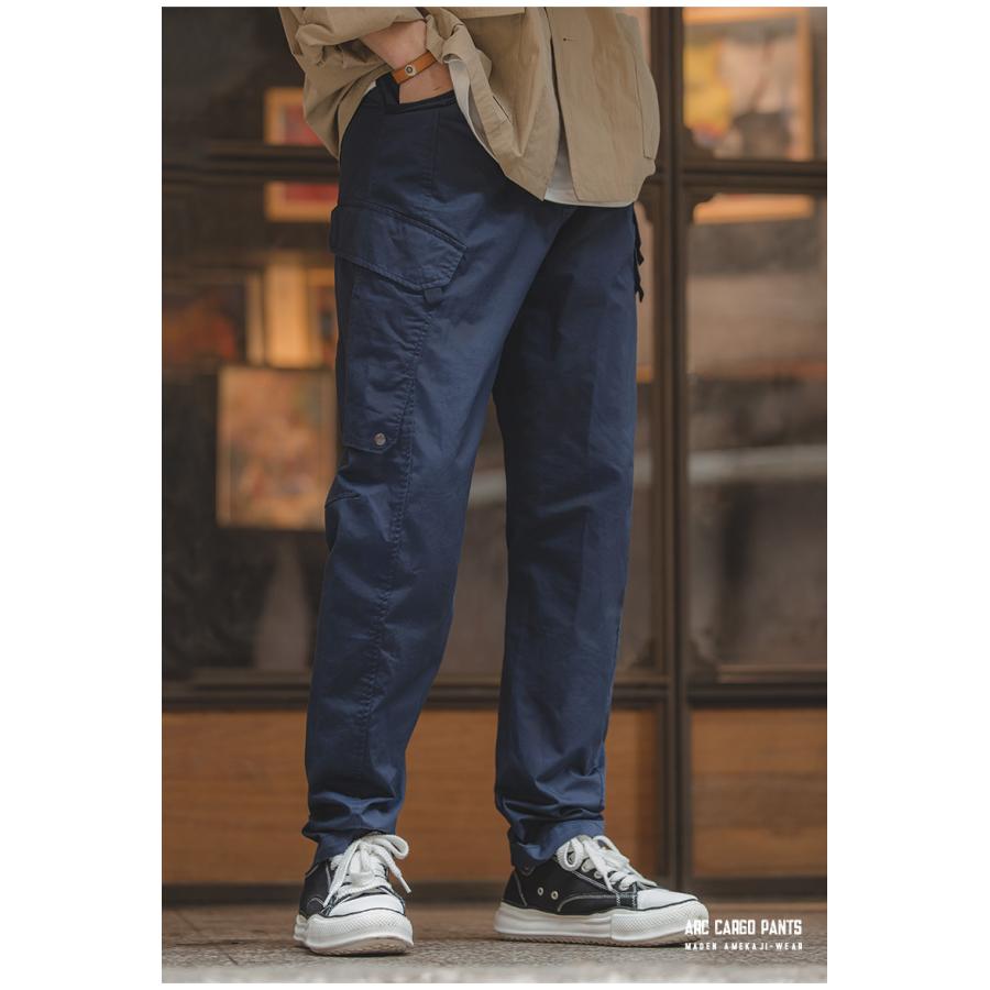 カーゴパンツ メンズ 大きいサイズ ゆったり ポケット ワイドパンツ ミリタリーパンツ アメカジ 大容量ポケット おしゃれ ワークパンツ ゴルフ 作業 作業ズボン | ホームアイホーム | 11