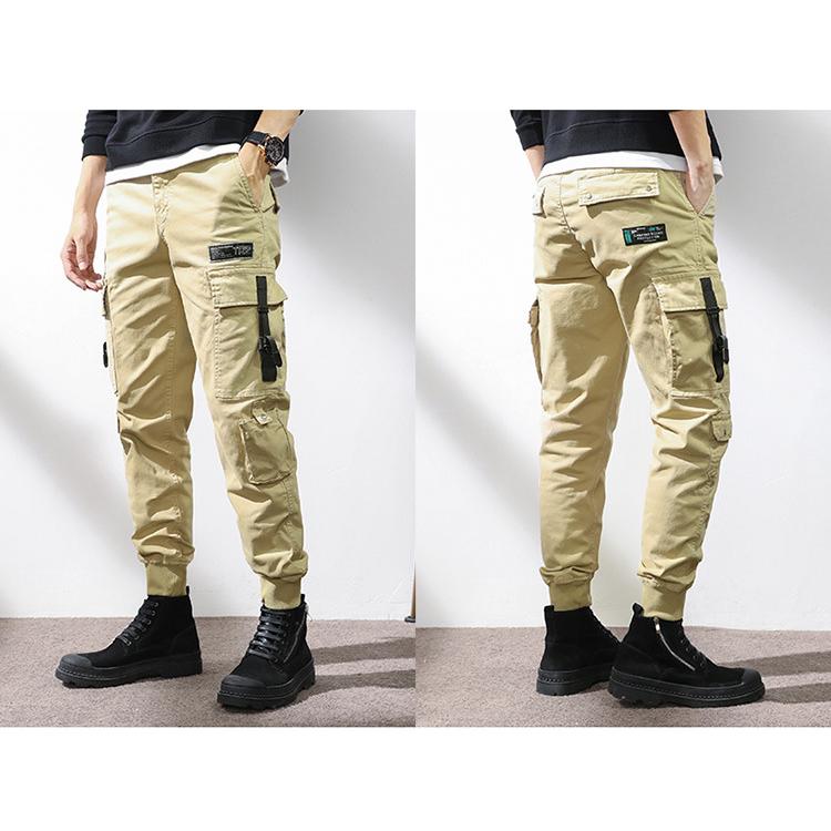 テーパードパンツ ジョガーパンツ メンズ カーゴパンツ ワンポイント多ポケット ワークパンツ ストリート おしゃれ きれいめ 作業着 秋冬 ボトムス | ホームアイホーム | 11