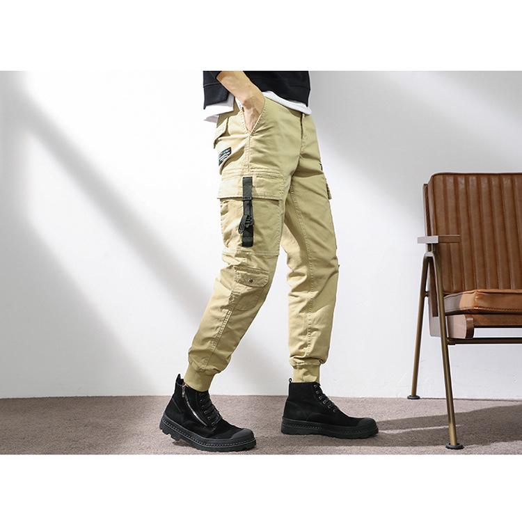 テーパードパンツ ジョガーパンツ メンズ カーゴパンツ ワンポイント多ポケット ワークパンツ ストリート おしゃれ きれいめ 作業着 秋冬 ボトムス | ホームアイホーム | 12