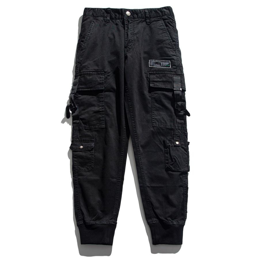 テーパードパンツ ジョガーパンツ メンズ カーゴパンツ ワンポイント多ポケット ワークパンツ ストリート おしゃれ きれいめ 作業着 秋冬 ボトムス | ホームアイホーム | 06